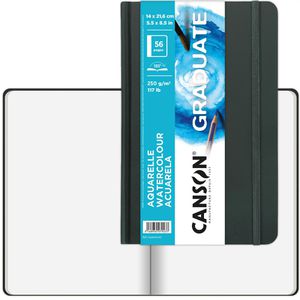 Produktbild für Aquarellpapier Canson Graduate Aquarelle, Buch, A5