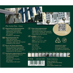 Produktbild für Tuschestifte Faber-Castell Pitt Artist Pen 267423
