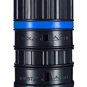 Produktbild für Zeichenrollenköcher Relaxdays mit Tragegurt, schwarz/blau