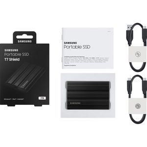 Produktbild für Festplatte Samsung Portable SSD T7 Shield