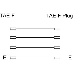 Produktbild für Telefonkabel Goobay 50243 Verlängerungskabel, 6m