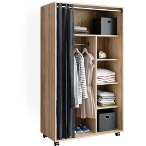 Produktbild für Kleiderschrank Vicco Doros, sonoma eiche
