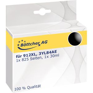Produktbild für Tinte Böttcher-AG Premium für HP 912XL, 3YL84AE, schwarz
