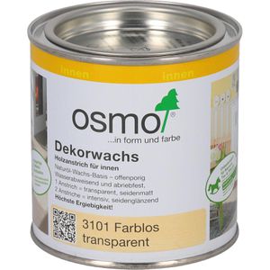 Produktbild für Holzlasur Osmo Dekorwachs transparent, 0,375l