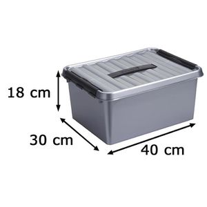 Produktbild für Aufbewahrungsbox Sunware Q-Line Box 78300628, 15L