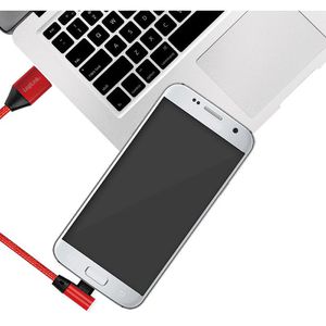 Produktbild für Ladekabel LogiLink CU0149, rot, 0,3m