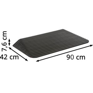 Produktbild für Bordsteinrampe bepco RB76246076, aus Gummi