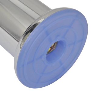 Produktbild für Möbelfuß vidaXL 3051485, silber, Metall