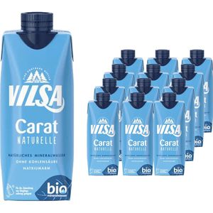 Produktbild für Mineralwasser Vilsa Carat Naturelle still, im Tetrapack, BIO