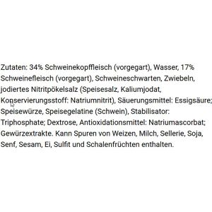 Produktbild für Wurstkonserve Dreistern Sülze