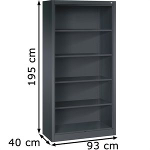 Produktbild für Aktenregal CP-Möbel Acurado, 9160-000, aus Metall