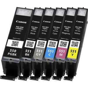 Produktbild für Tinte Canon PGI-550PGBK + CLI-551
