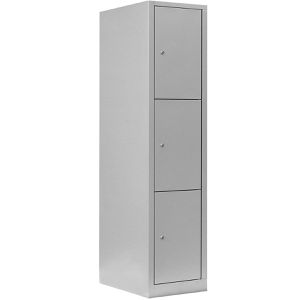 Produktbild für Schließfachschrank Lüllmann 523310, lichtgrau