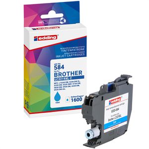 Produktbild für Tinte Edding EDD-584 für Brother LC-3219XLC