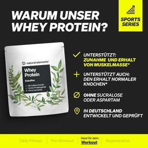 Produktbild für Proteinpulver natural-elements Whey Protein, 1 kg