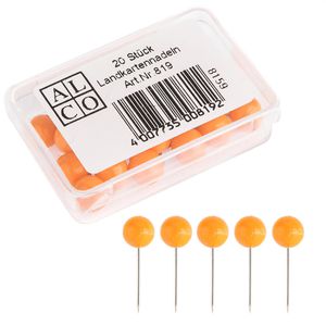 Markierungsnadeln Alco 819, orange