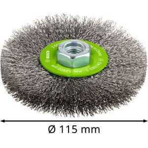 Produktbild für Drahtbürste Bosch 2608622107, Pro Scheibenbürste Ø 115mm