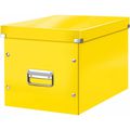 Aufbewahrungsbox Leitz 6108-00-16 Click&Store Cube 35,7Liter, Pappe, gelb, A4, 32 x 36 x 31cm