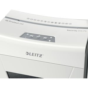 Produktbild für Aktenvernichter Leitz 8095 IQ 6M Protect Premium, weiß