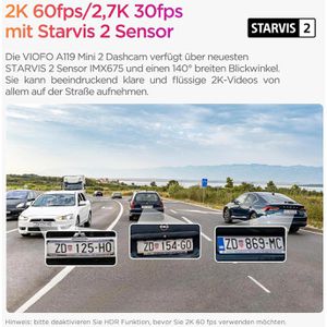 Produktbild für Dashcam VIOFO A119 Mini 2-G, Auto