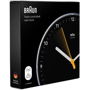Produktbild für Wanduhr Braun BC26B-DCF, Kunststoff, analog, Funkuhr