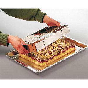 Produktbild für Backrahmen Zenker Patisserie 7709, mit Klemmung, aus Edelstahl