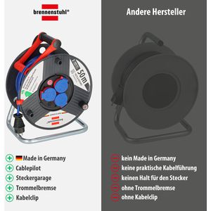 Produktbild für Kabeltrommel Brennenstuhl Garant Bremaxx, für außen IP44