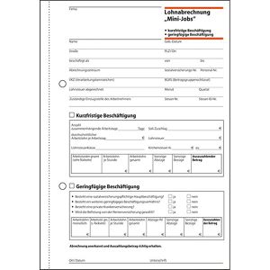 Produktbild für Lohnabrechnungen Sigel LO519, A5