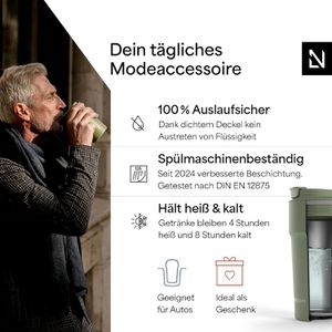 Produktbild für Thermobecher LARS-NYSØM Bevaegelse Sage Green, grün