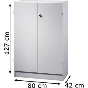 Produktbild für Aktenschrank Hammerbacher Solid 6550, aus Holz