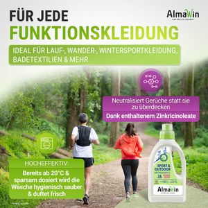 Produktbild für Waschmittel AlmaWin Sport &amp; Outdoor