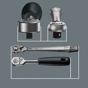 Produktbild für Umschaltknarre Wera Zyklop Metal-Knarre 8004 A