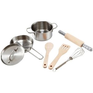 Produktbild für Kinderküchen-Zubehör Hape Kochset für Küchenchefs