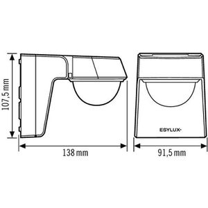 Produktbild für Bewegungsmelder Esylux Defensor MD 230 1C PIR