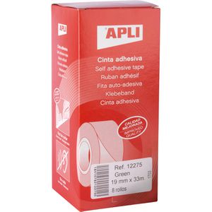 Produktbild für Klebeband APLI 12275, 19mm x 33m