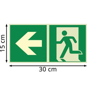 Produktbild für Hinweisschild Abtec ISO 7010 E001+E005 Aluminium
