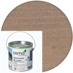 Osmo Holzlasur Holzschutz Öl-Lasur Effekt, 2,5l, außen, 1140 achatsilber