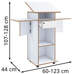 Produktbild für Stehpult VCM Salia M 920809, aus Holz
