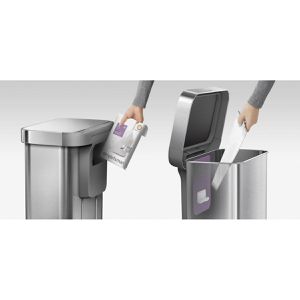 Produktbild für Mülleimer Simplehuman CW2024, silber
