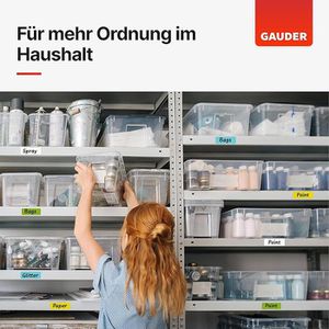 Produktbild für Magnetschilder Gauder ME-75x25, rot