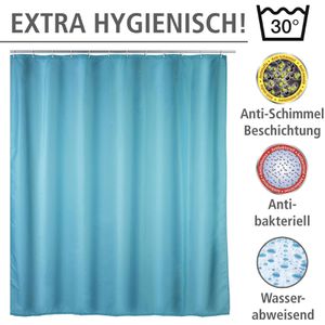 Produktbild für Duschvorhang Wenko Anti-Schimmel Uni, 180 x 200 cm
