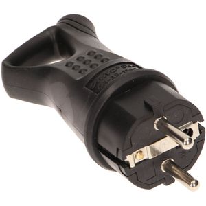 Produktbild für Schutzkontaktstecker Orno 60410, schwarz