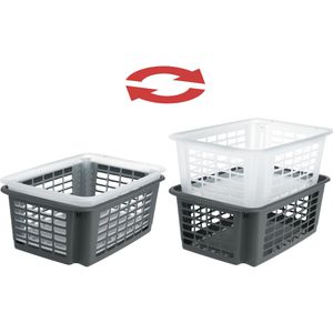 Produktbild für Aufbewahrungskorb Rotho Reverso, 4L