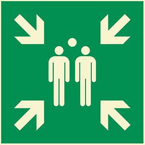 Hinweisschild Abtec ISO 7010 E007, Kunststoff