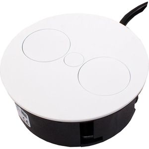 Produktbild für Einbausteckdose Bachmann 931.231 Twist, 2m Kabel