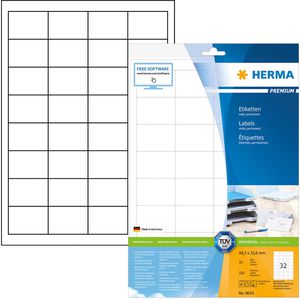 Universaletiketten Herma 8643 Premium, weiß