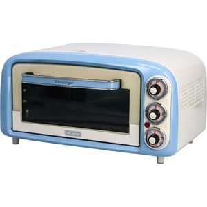 Ariete Minibackofen 979 Vintage, 1380 Watt, 18 Liter, blau