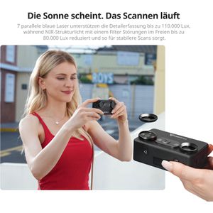Produktbild für 3D-Scanner Creality Pika, kabellos und kabelgebunden