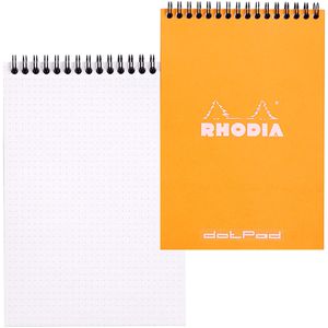 Produktbild für Notizblock Rhodia 16503C, dotpad, orange, A5