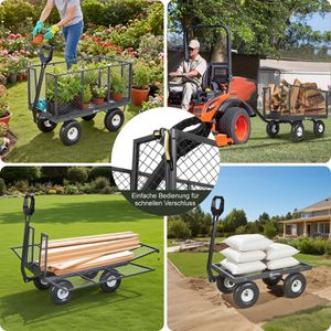 Produktbild für Gartenwagen Sekey GW3, 200 Liter, bis 500 kg
